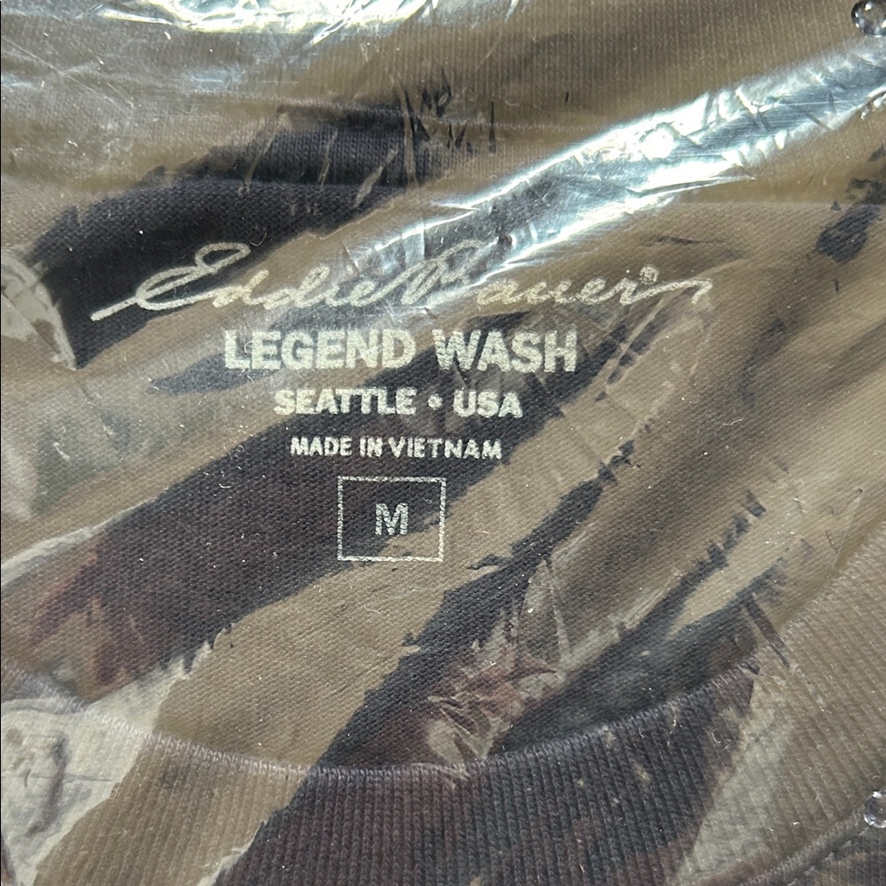 Eddie Bauer Olive, Gray/Blue and Navy Shirt - Picture 5 of 9